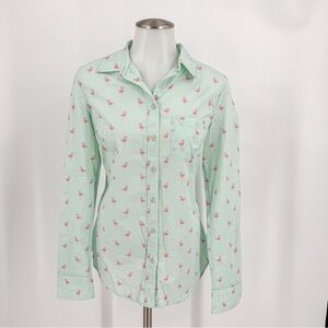 Merona Flamingo Button Down Shirt
